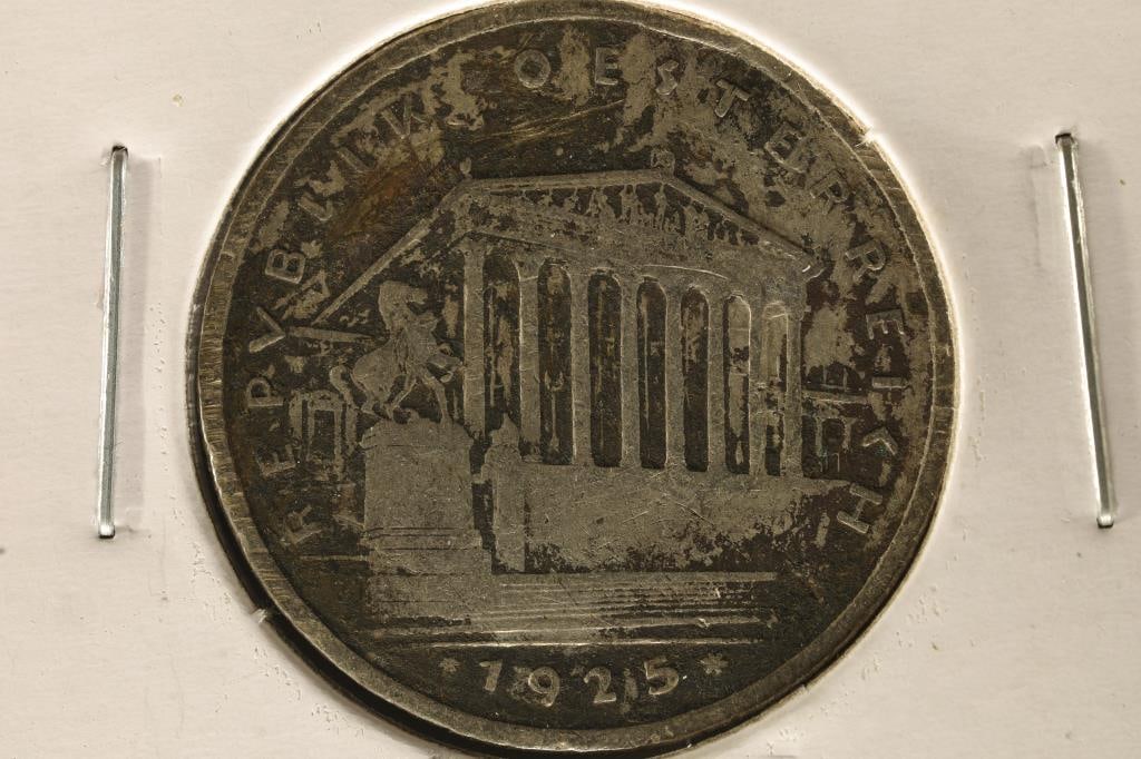 1925 AUSTRIA SILVER SHILLING .1235 OZ. ASW (1 of 2)