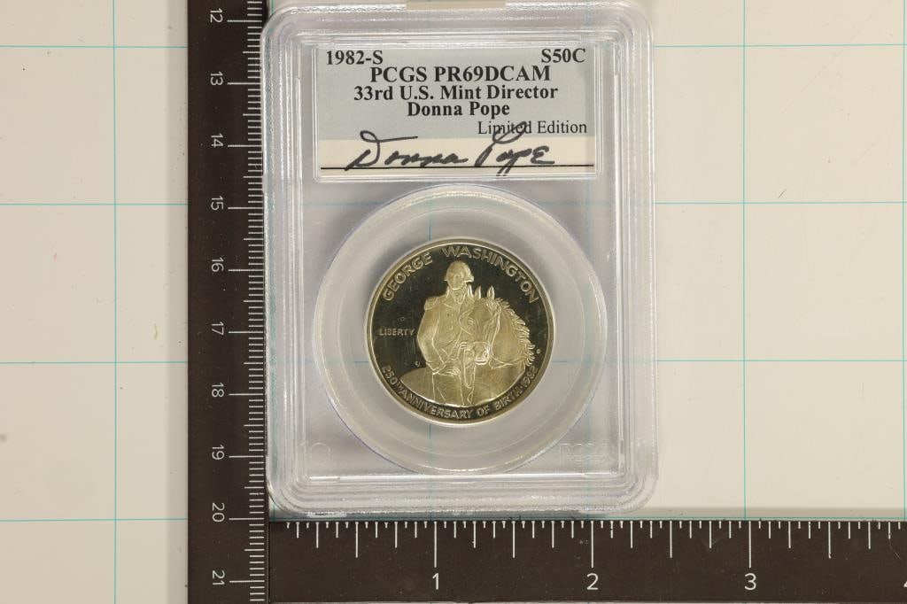 1982-S GEORGE WASHINGTON SILVER HALF PCGS PR69 (1 of 2)