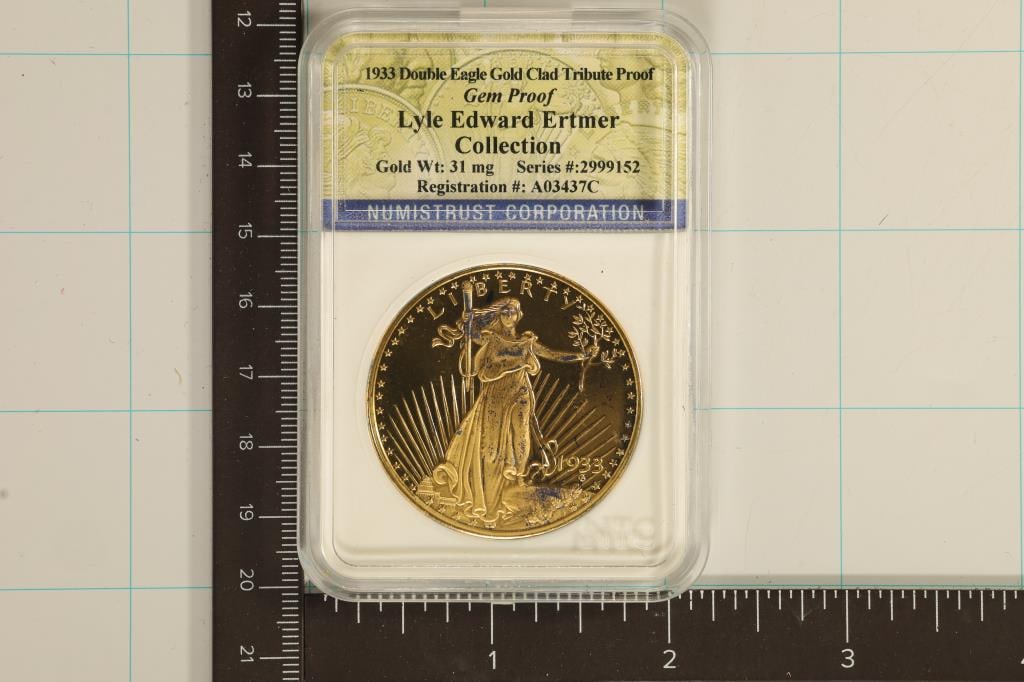 1933 DOUBLE EAGLE GOLD CLAD TRIBUTE PF LYLE (1 of 2)