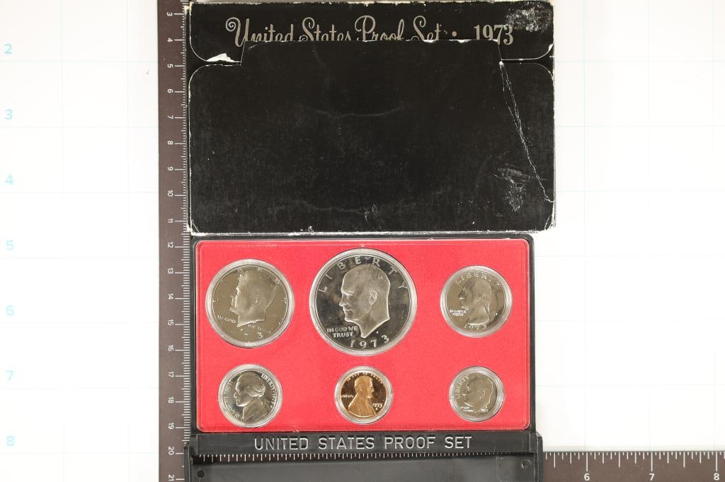 1973 US PROOF SET (WITH BOX) (1 of 2)