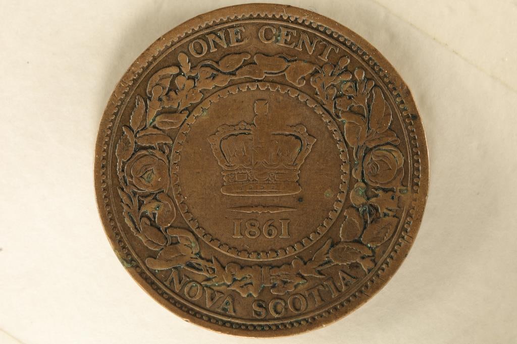 1861 NOVA SCOTIA 1 CENT COIN (1 of 2)