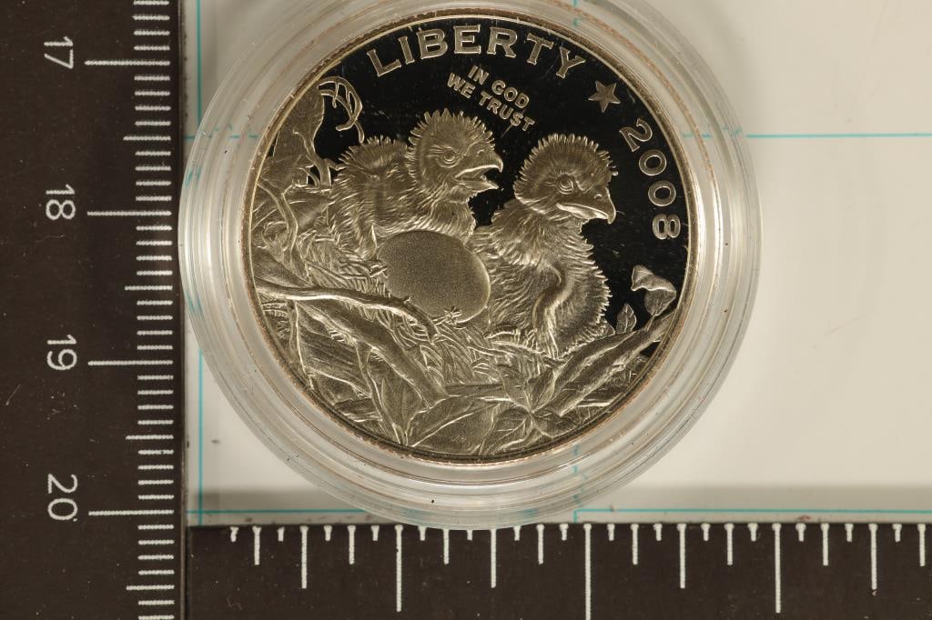 2008-S US PROOF HALF DOLLAR "BALD EAGLE" IN HARD (1 of 2)