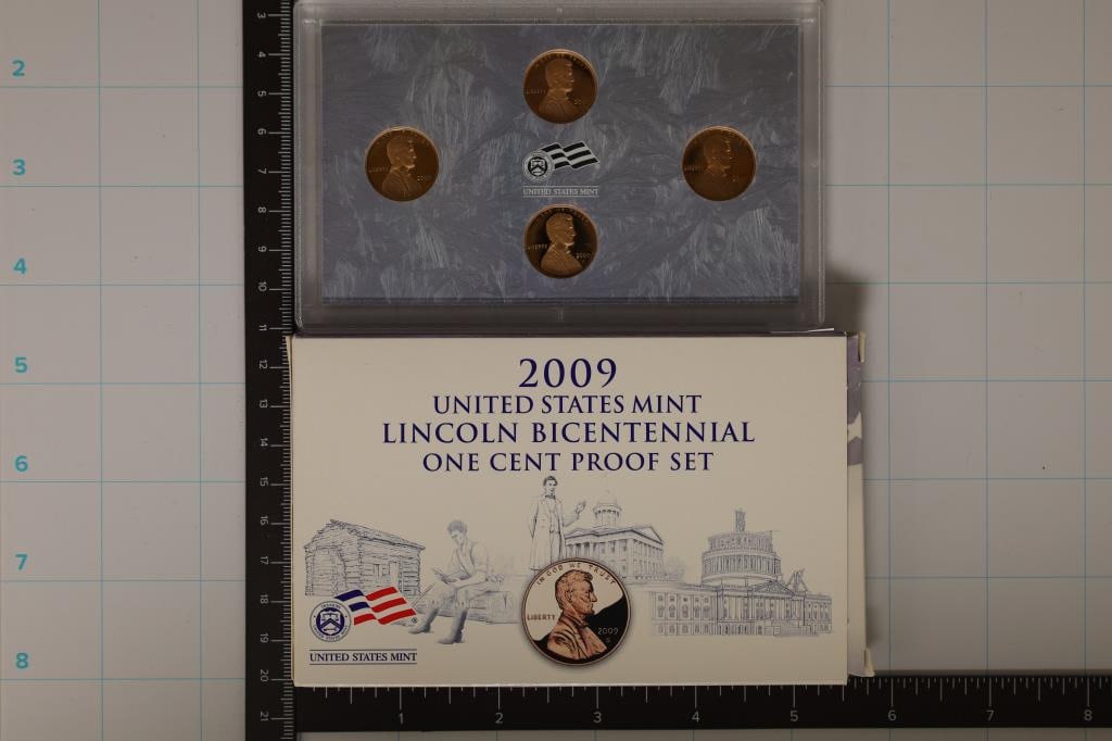 2009 US LINCOLN BICENTENNIAL PROOF SET IN (1 of 2)