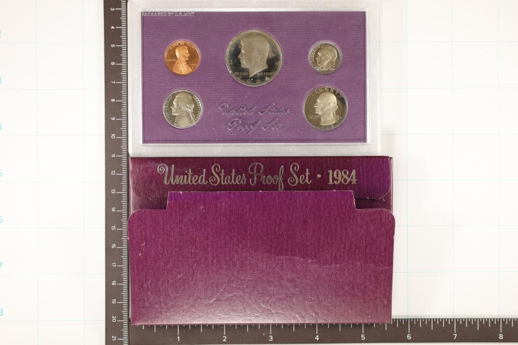 1984 US PROOF SET (WITH BOX) (1 of 2)