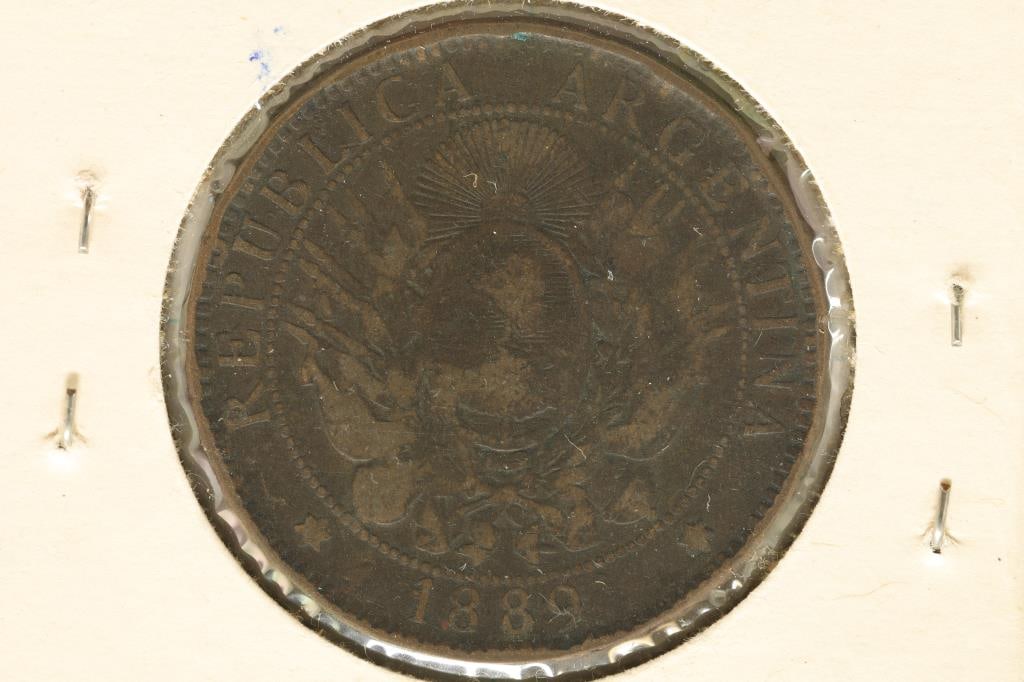 1889 ARGENTINA 2 CENTAVOS (1 of 2)