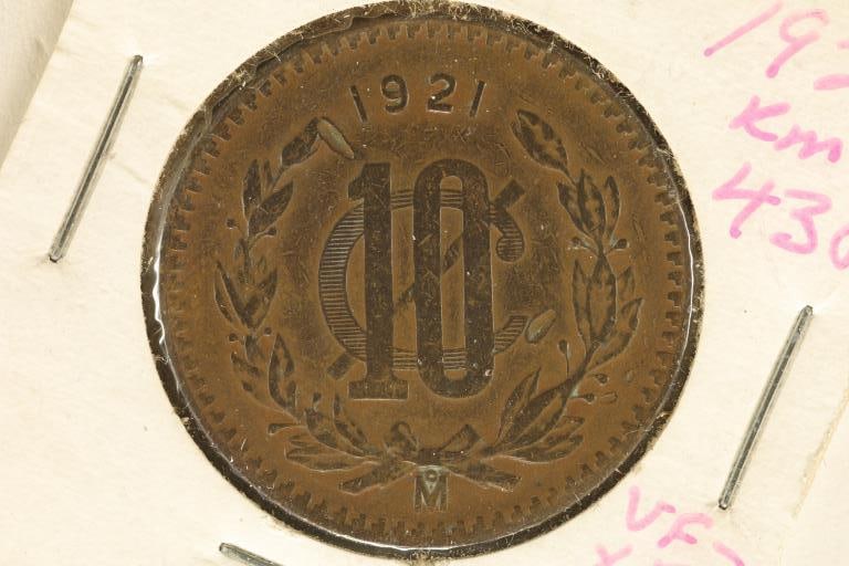 1921 MEXICO 10 CENTAVOS KM-430 (1 of 2)
