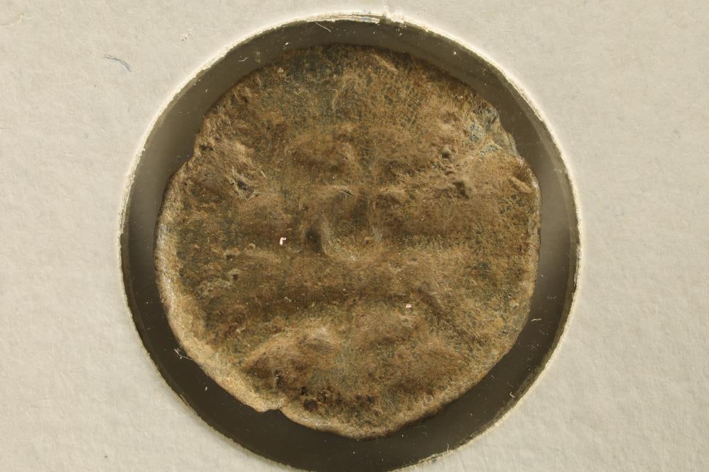 ANCIENT TO MEDIEVAL CLAY & LEAD MOLDED COIN SIZED: SEAL IMPRESSION, USED IN ANCIENT TIMES AS A FORM OF SIGNATURE