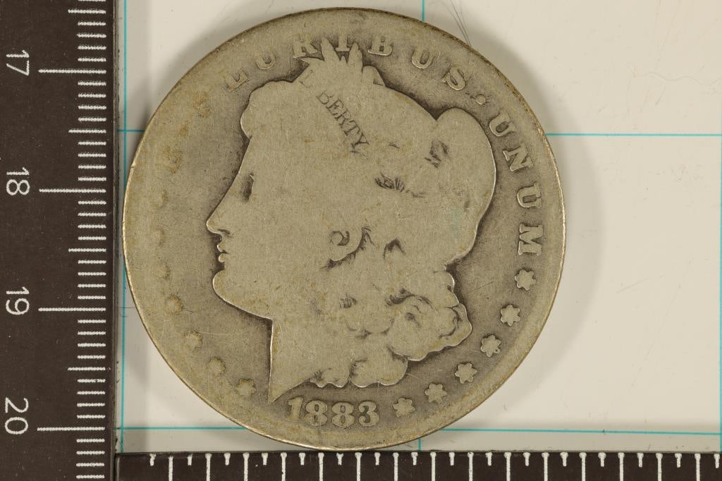 1883-CC MORGAN SILVER DOLLAR (1 of 2)