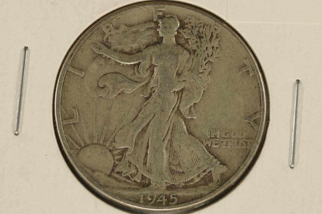 1945 SILVER WALKING LIBERTY HALF DOLLAR (1 of 2)