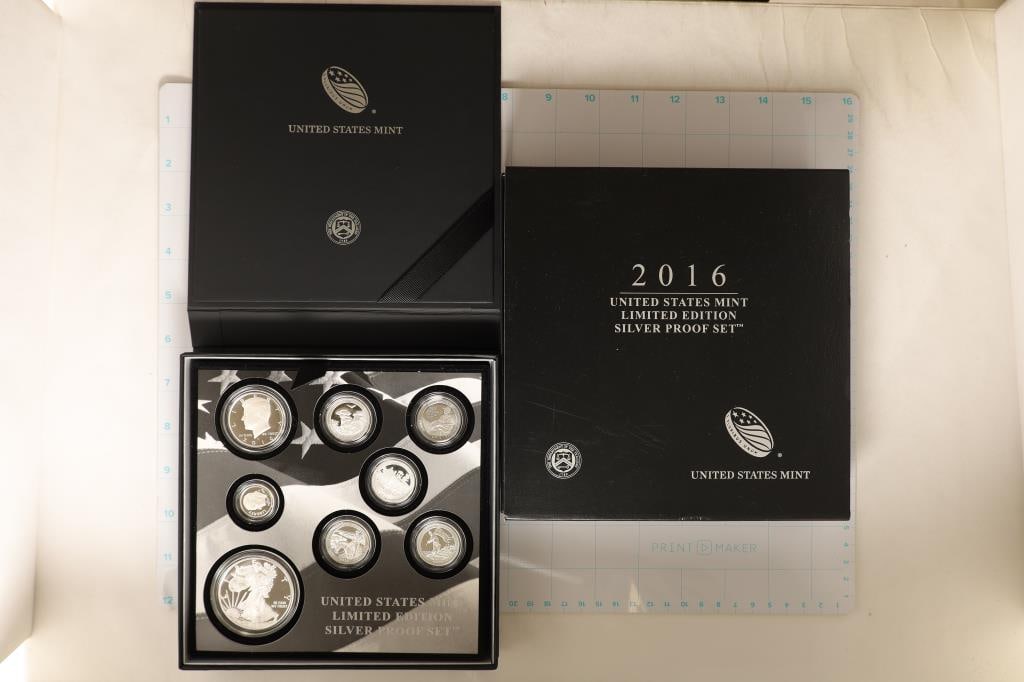 2016 US SILVER LIMITED EDITION PROOF SET CONTAINS: (1 of 3)