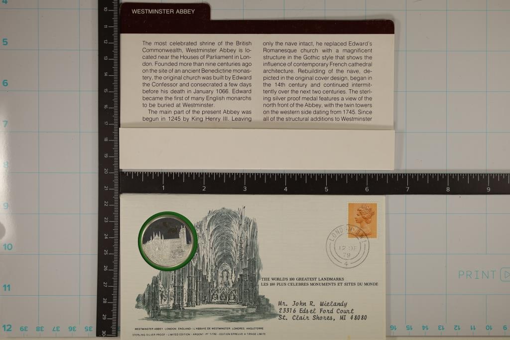 13.9 GRAMS STERLING SILVER PF ROUND IN FDC: (1 of 2)