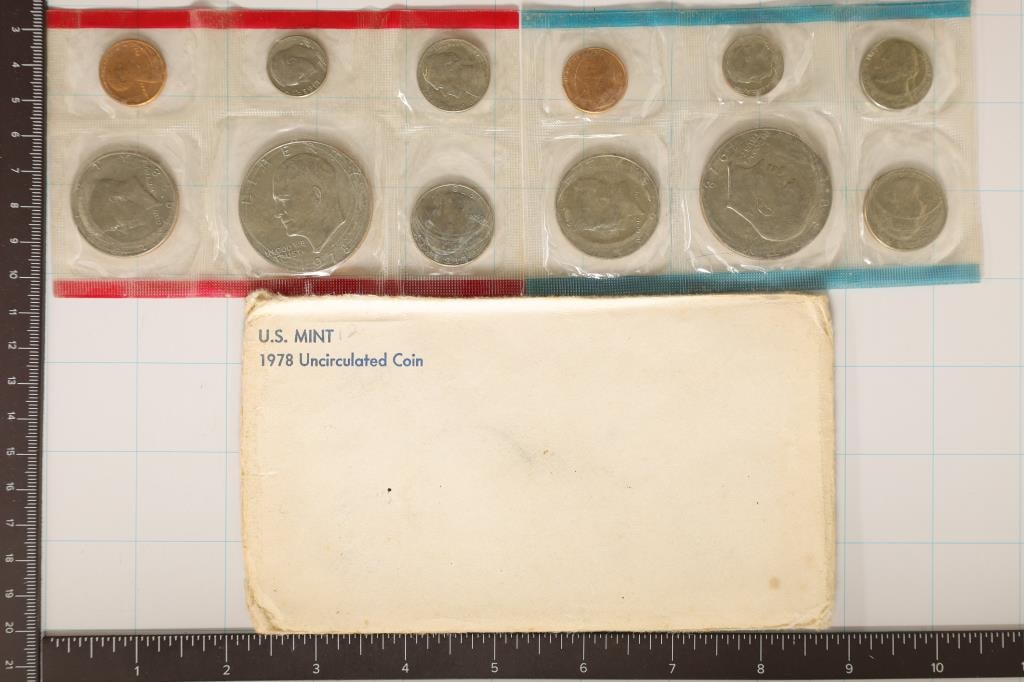 1978 US MINT SET (UNC) P/D (WITH ENVELOPE) (1 of 2)