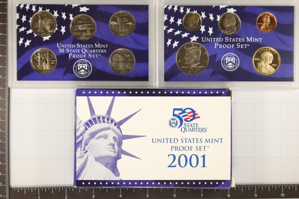 2001 US PROOF SET (WITH BOX) (1 of 2)