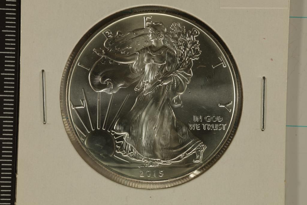 2015 AMERICAN SILVER EAGLE BRILLIANT UNC (1 of 2)
