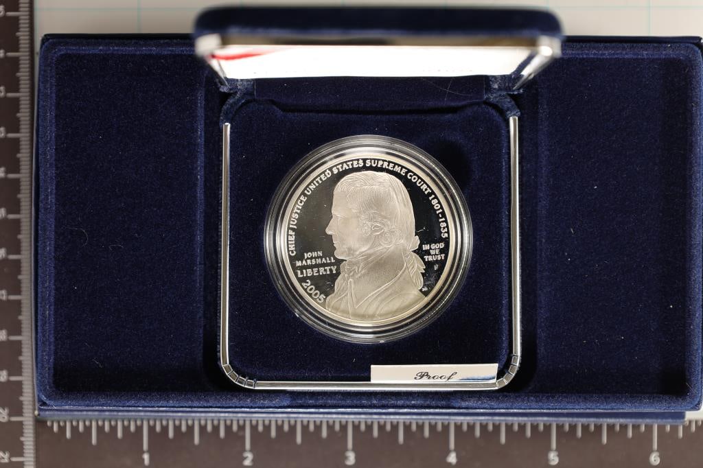 2005-P US PF SILVER DOLLAR CHIEF JUSTICE JOHN (1 of 3)