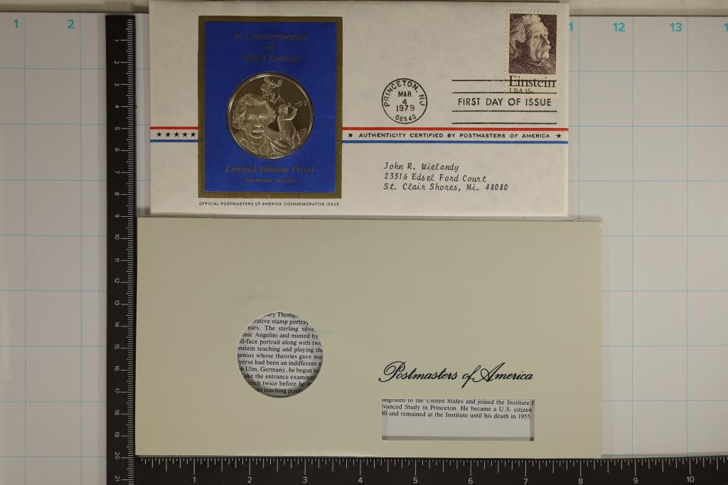 .8 OZ. STERLING SILVER ROUND IN FDC IN (1 of 2)