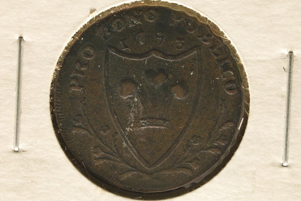 1793 CONDER TOKEN. THEY R MOSTLY 18TH CENTURY (1 of 2)