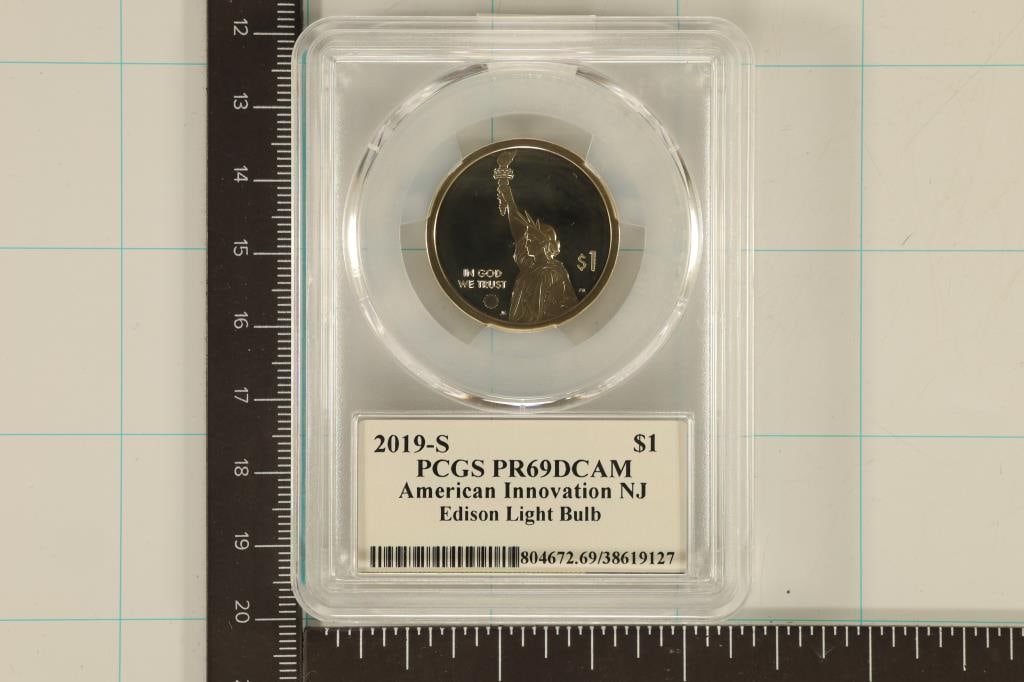 2019-S AMERICAN INNOVATION DOLLAR - NEW JERSEY (1 of 2)