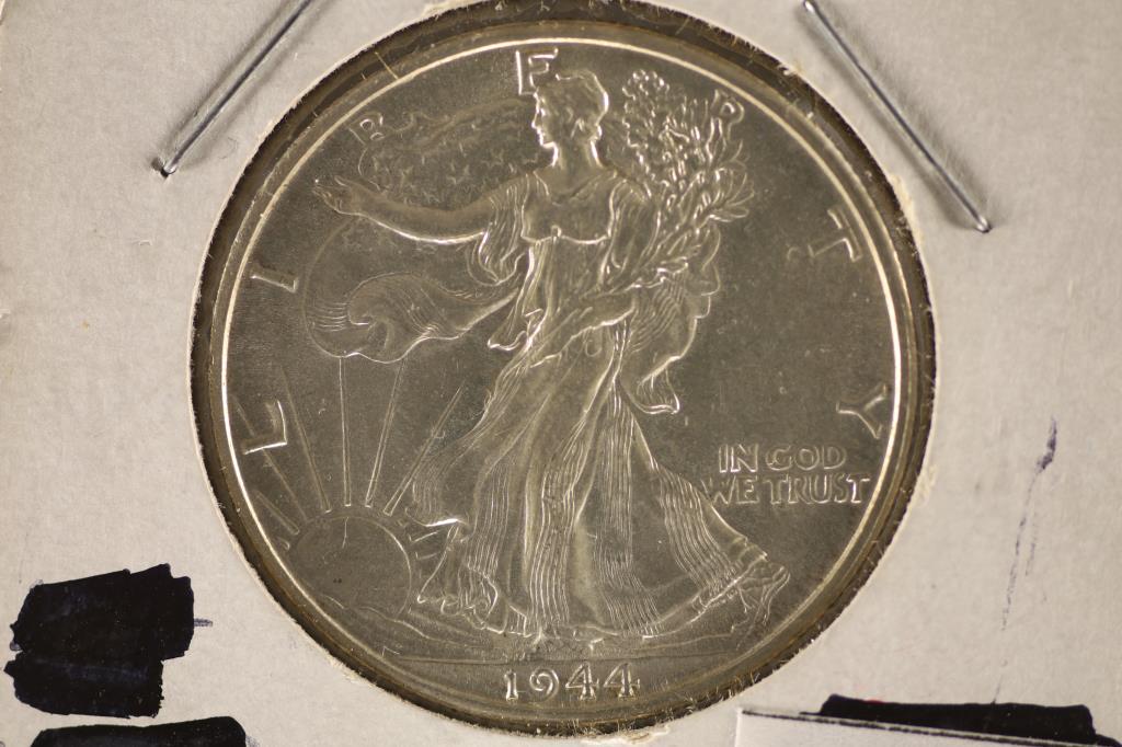 1944-D WALKING LIBERTY HALF DOLLAR BU: WATCH FOR OUR NEXT AUCTION ON MON. JAN. 16TH, 2023 AT 7 PM EST