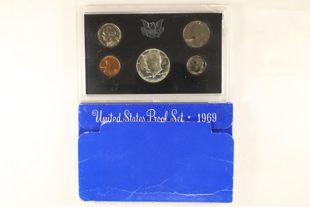 1969 US PROOF SET (WITH BOX) (1 of 2)