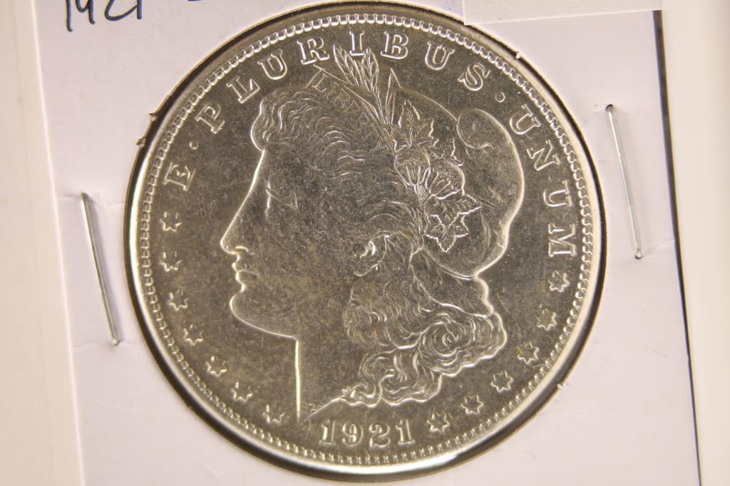 1921-S MORGAN SILVER DOLLAR (1 of 2)