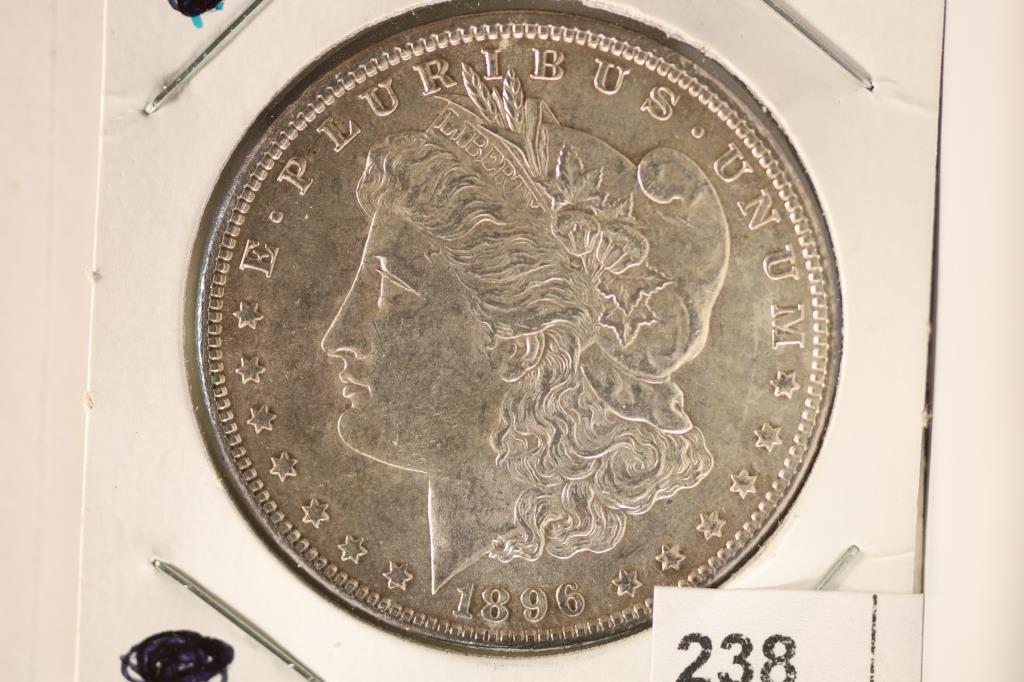 1896 MORGAN SILVER DOLLAR BRILLIANT UNC (PF LIKE) (1 of 2)