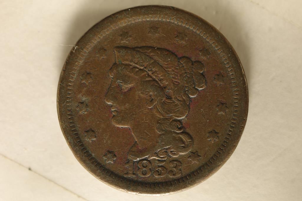 1853 US LARGE CENT (1 of 2)