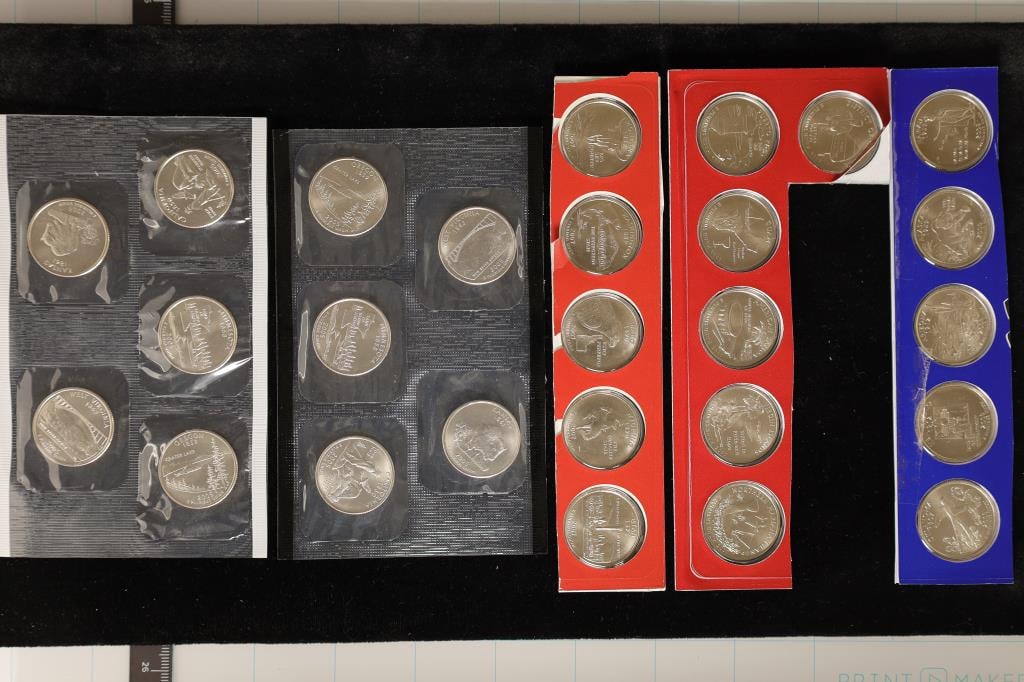 5 SETS OF US STATE QUARTERS FROM US MINT SETS: (1 of 2)