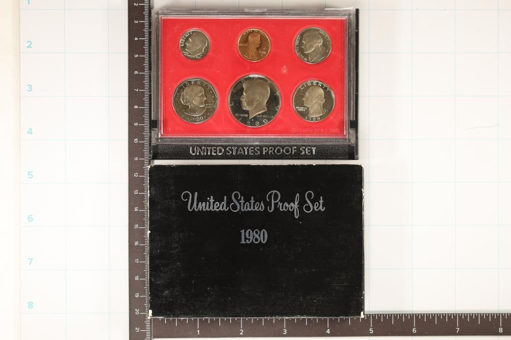 1980 US PROOF SET (WITH BOX) (1 of 2)