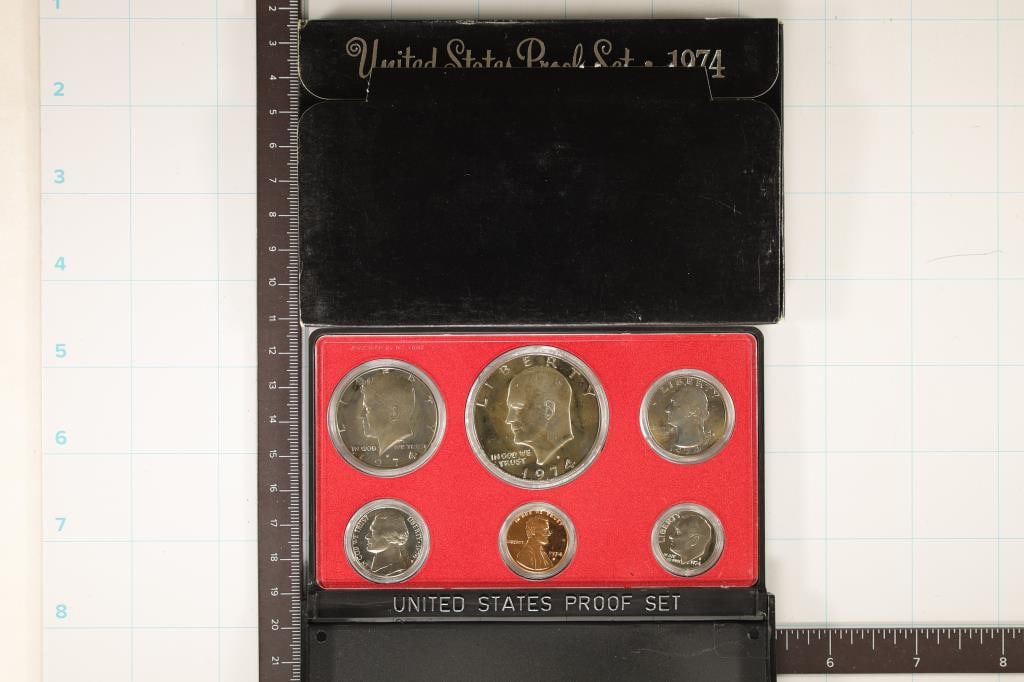 1974 US PROOF SET (WITH BOX) (1 of 2)