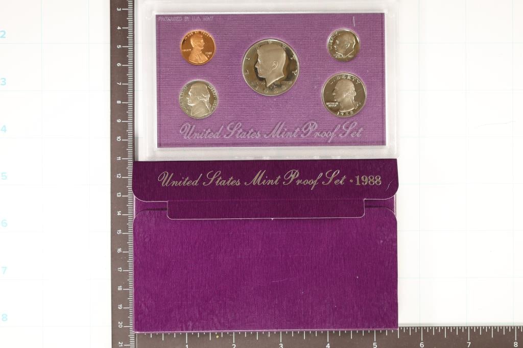 1988 US PROOF SET (WITH BOX) (1 of 2)