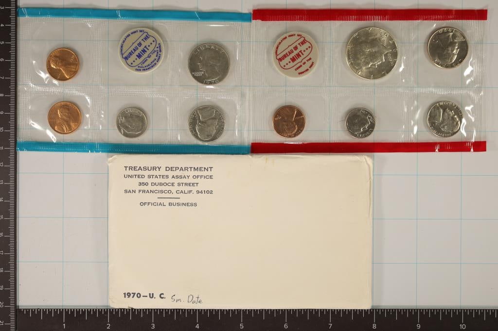 1970 US MINT SET (UNC) P/D/S (WITH ENVELOPE) (1 of 2)