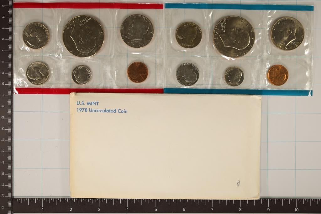 1978 US MINT SET (UNC) P & D (WITH ENVELOPE) (1 of 2)
