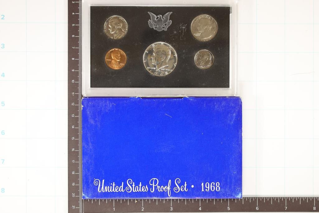 1968 US PROOF SET (WITH BOX) (1 of 2)