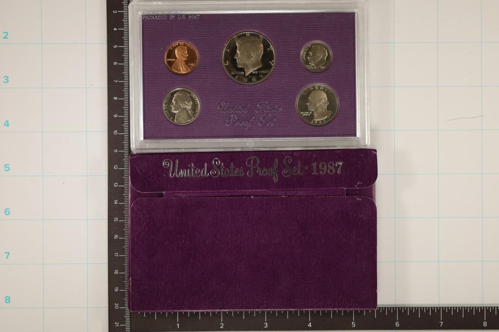 1987 US PROOF SET (WITH BOX) (1 of 2)
