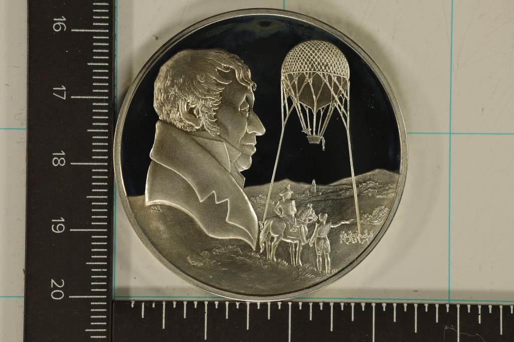 1.4 TROY OZ. STERLING SILVER PROOF AVIATION ROUND (1 of 2)