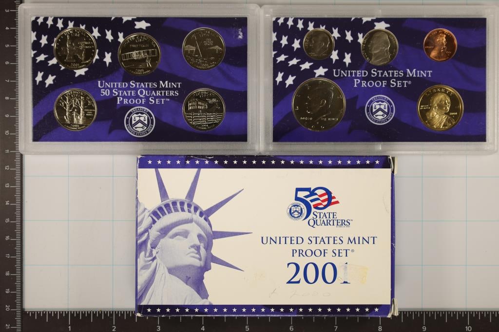 2001 US PROOF SET (WITH BOX) (1 of 2)