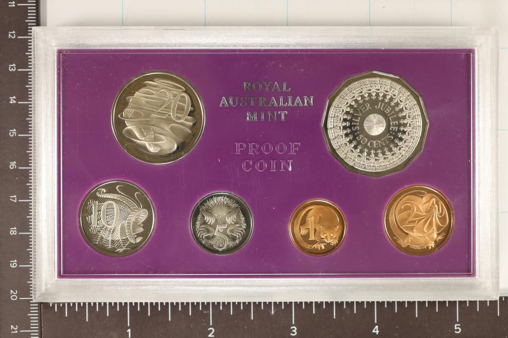 1977 AUSTRALIA 6 COIN PROOF SET NO OUTER BOX (1 of 2)