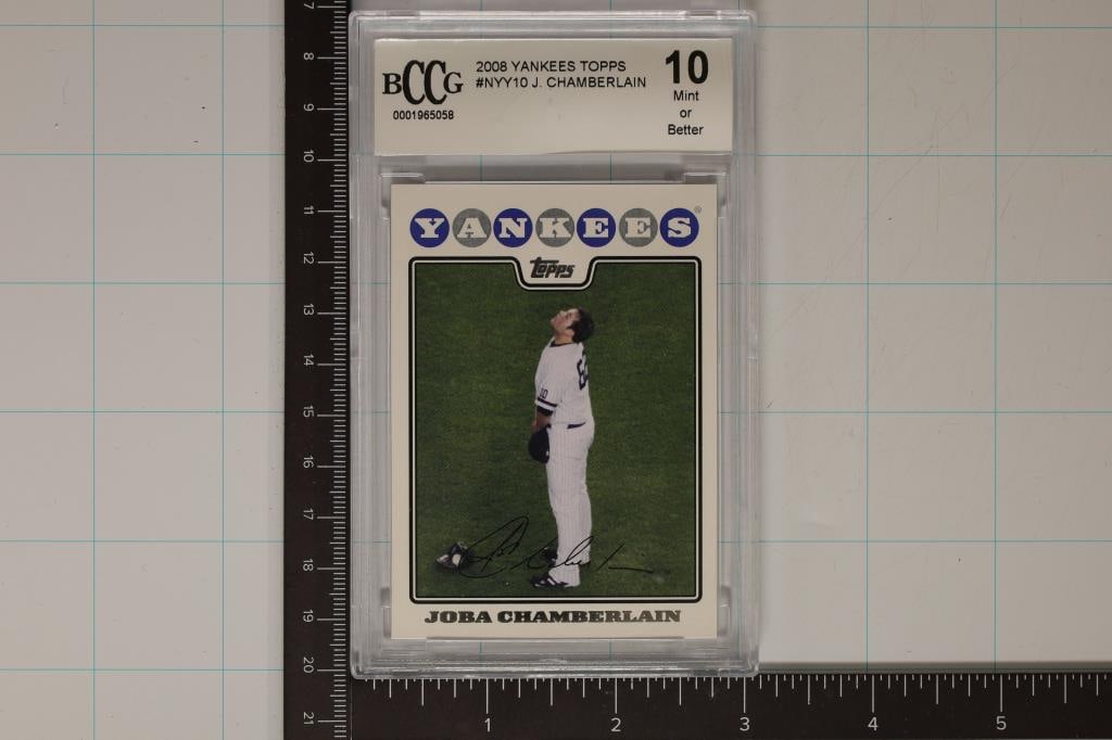 2008 YANKEES TOPPS BASEBALL CARD #NYY10 J. (1 of 2)
