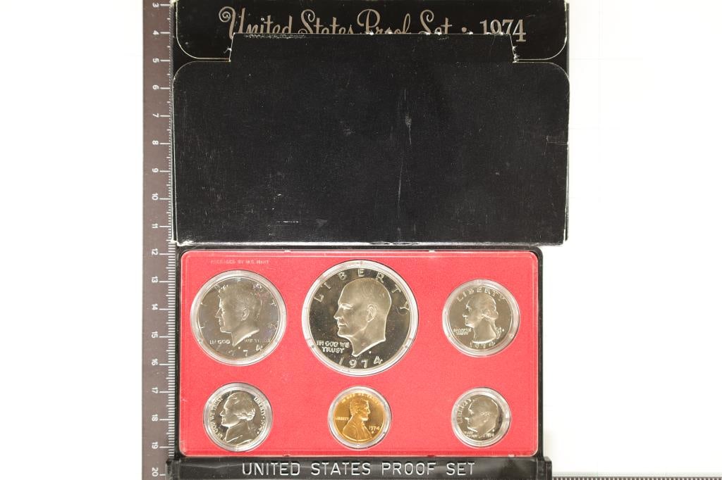 1974 US PROOF SET (WITH BOX) (1 of 2)