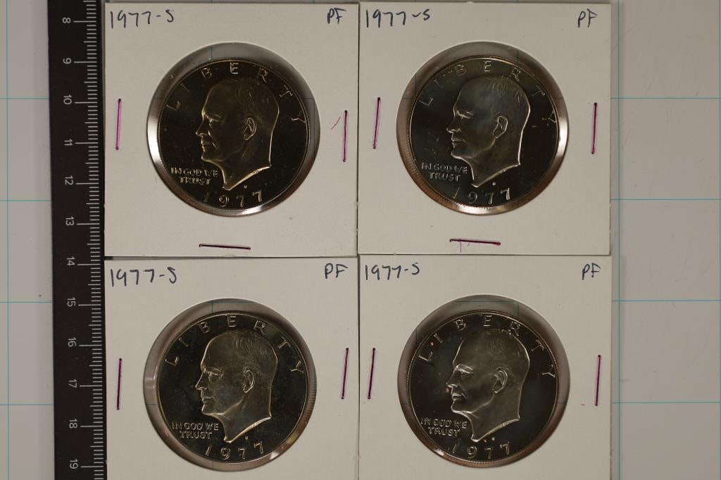 4-1977-S PROOF IKE DOLLARS (1 of 2)