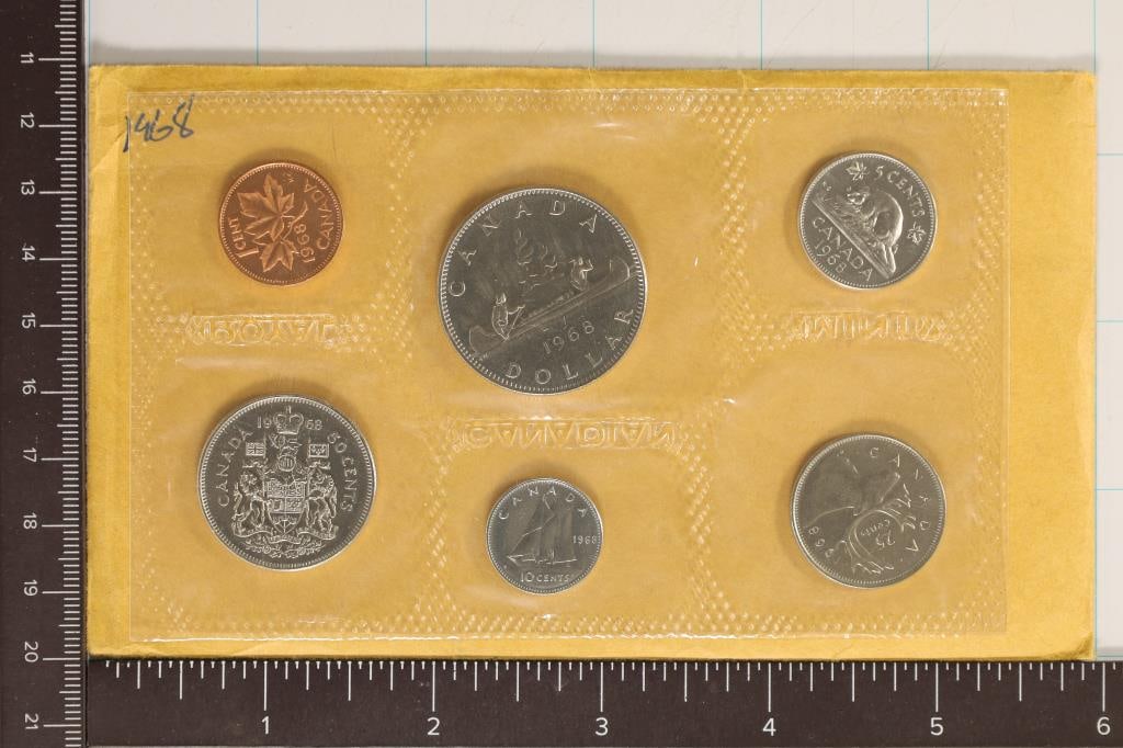 1968 CANADA UNC SET WITH ENVELOPE (1 of 2)