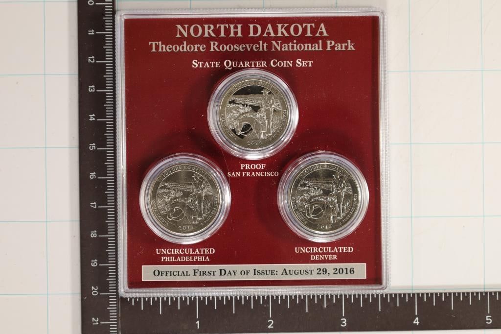 2016-P/D/S THEODORE N.P. QUARTER SET (1 of 2)