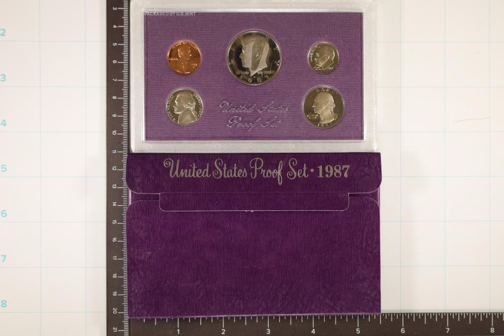 1987 US PROOF SET (WITH BOX) (1 of 2)