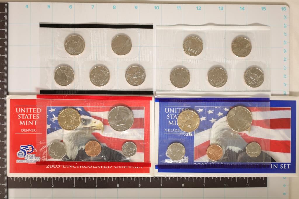 2003 US MINT SET (UNC) P/D (WITH ENVELOPE) (1 of 2)