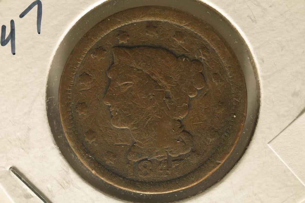 1847 US LARGE CENT (1 of 2)