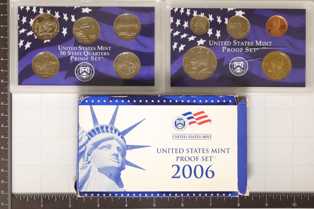 2006 US PROOF SET (WITH BOX) 1 CASE CRACKED (1 of 2)