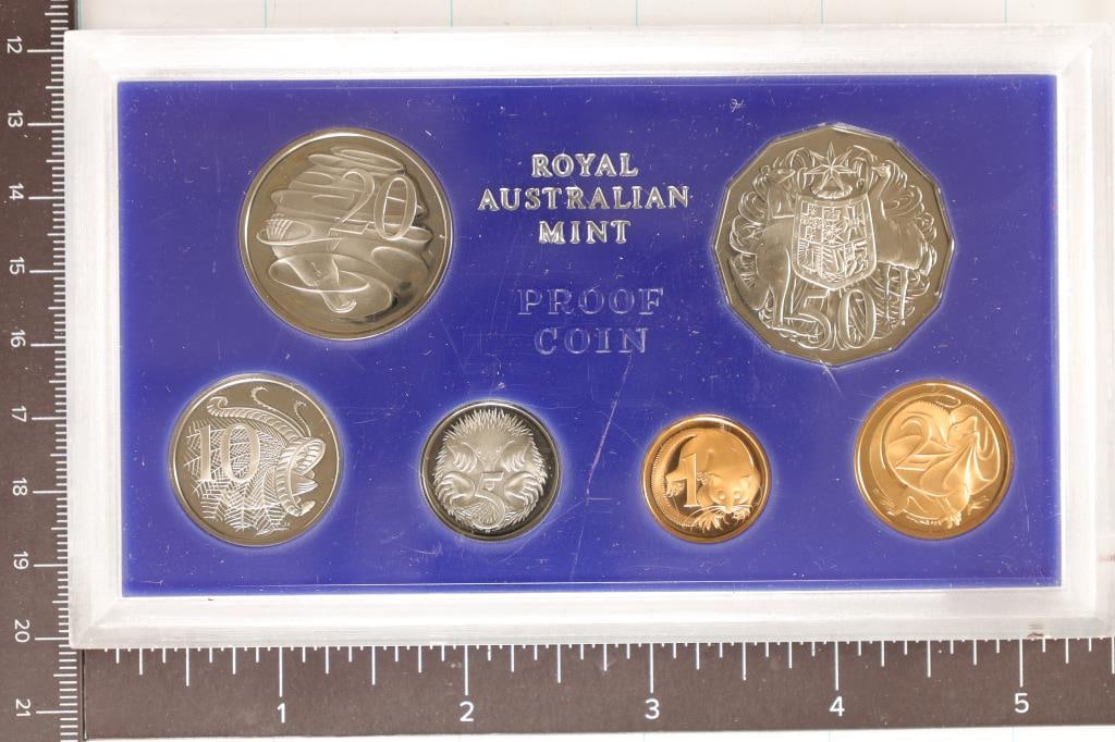 1975 AUSTRALIA 6 COIN PROOF SET. IN ORIGINAL ROYAL (1 of 2)