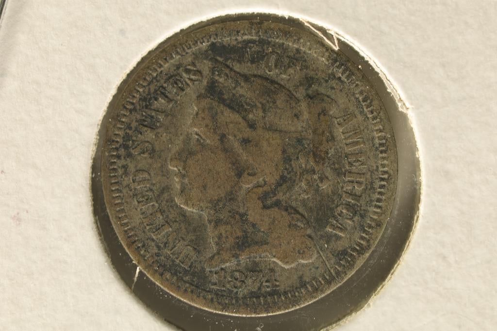 1874 THREE CENT PIECE (NICKEL) (1 of 2)