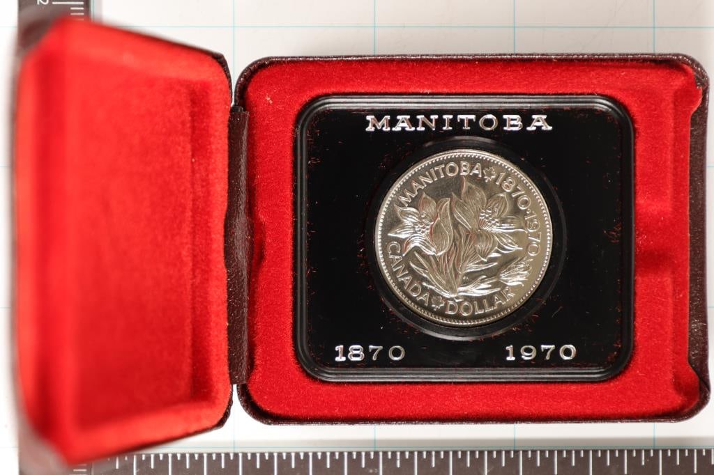 1970 CANADA UNC DOLLAR IN MAROON FLIP CASE (1 of 3)